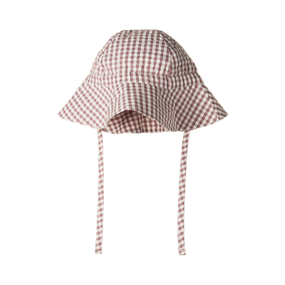 Gingham Sunhat - Twilight Check