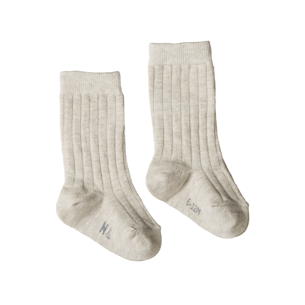 Organic Cotton Rib Socks VARIOUS COLOURS