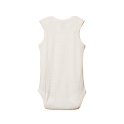 Pointelle Singlet Bodysuit - Natural