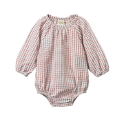 Meadow Bodysuit Gingham - Twilight Check