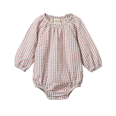 Meadow Bodysuit Gingham - Twilight Check