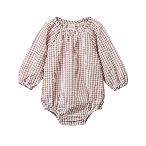 Meadow Bodysuit Gingham - Twilight Check