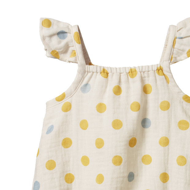 Petal Suit - Summer Polka Dot Print