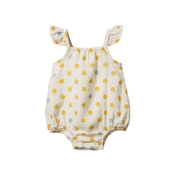 Petal Suit - Summer Polka Dot Print