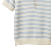 Stevie Polo - Celestial Blue Sea Stripe