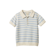 Stevie Polo - Celestial Blue Sea Stripe