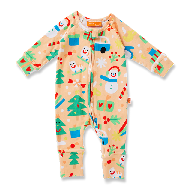 Twinkle Town Long Sleeve Romper