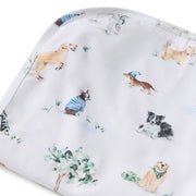 Organic Jersey Wrap & Beanie Set- Dog Park