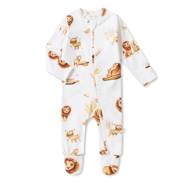 Organic Snuggle Sleepsuit Zip Footie VARIOUS DESIGNS