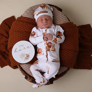 Organic Snuggle Sleepsuit Zip Footie VARIOUS DESIGNS