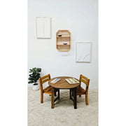 Hardwood Medium Round Table with Chairs