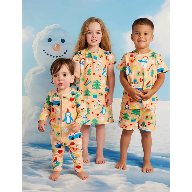 Twinkle Town Long Sleeve Romper