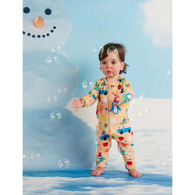 Twinkle Town Long Sleeve Romper