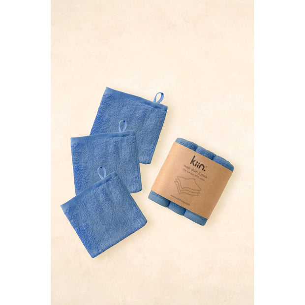 Wash Cloths 3 Pack VARIOUS COLOURS