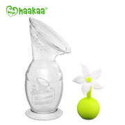 Silicone Breast Pump and White Flower Stopper Pack