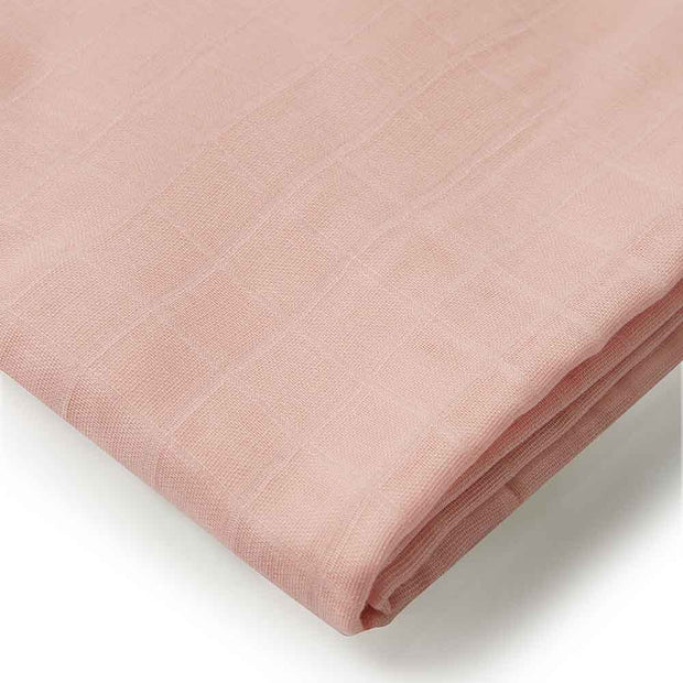 Organic Muslin Wrap - Musk Pink