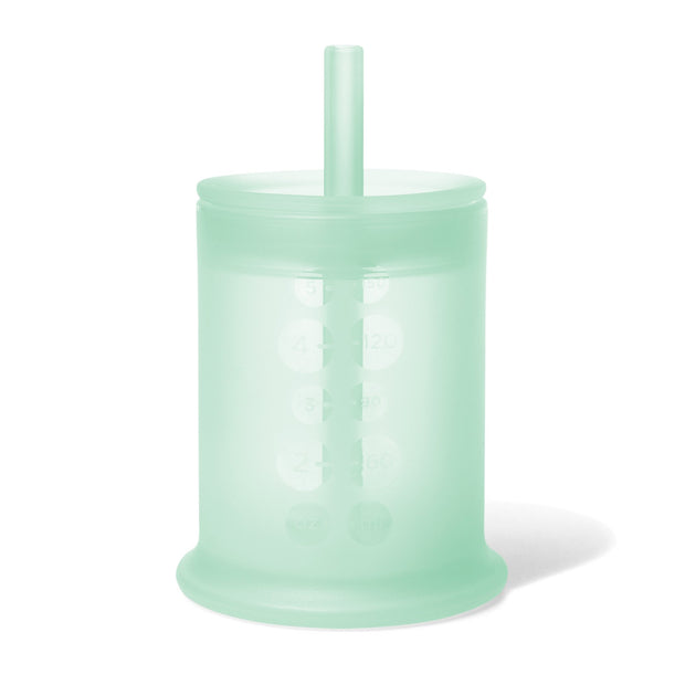 Silicone Training Cup with Lid and Straw