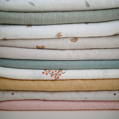 Organic Swaddle VARIOUS COLOURS