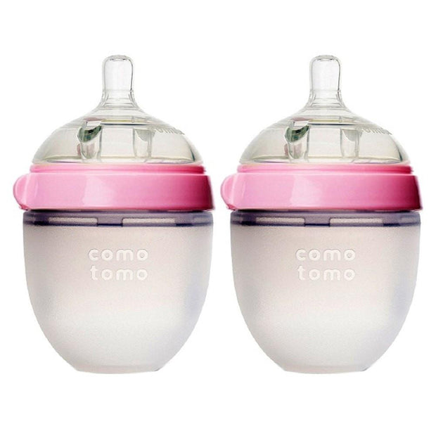 150ml Baby Bottle Twin Pack - Pink