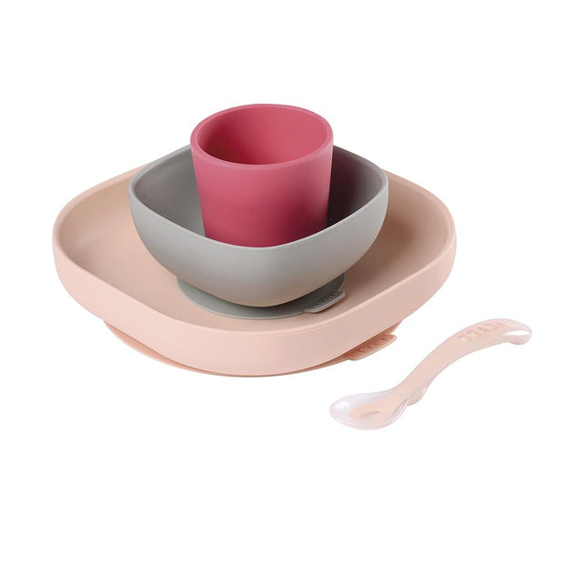 Silicone Suction Meal Set of 4 VARIOUS COLOUR