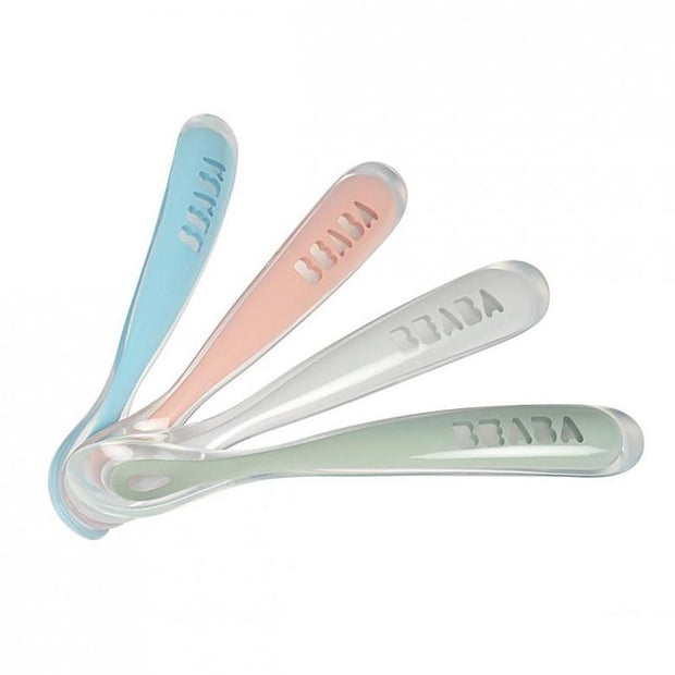 1st Stage Ergonomic Silicone Spoons - Set of 4