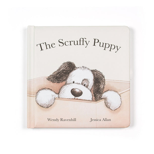 Scuffy Puppy Book (Bashful Black & Cream Puppy)