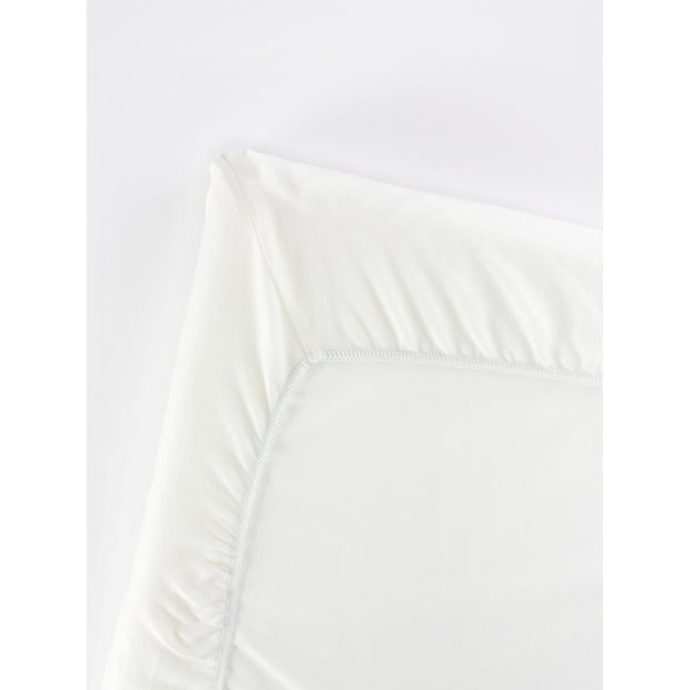 Fitted Sheet for Travel Cot - White