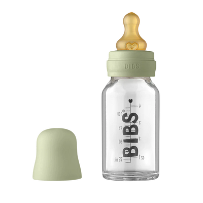 Baby Glass Bottle Set - Sage VARIOUS SIZES
