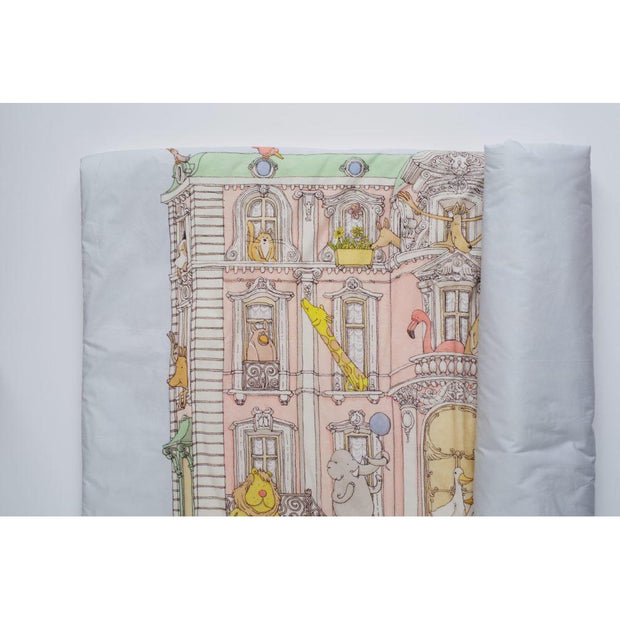 Reversible Quilt - Monceau Mansion/Hot Air Balloon PRE ORDER
