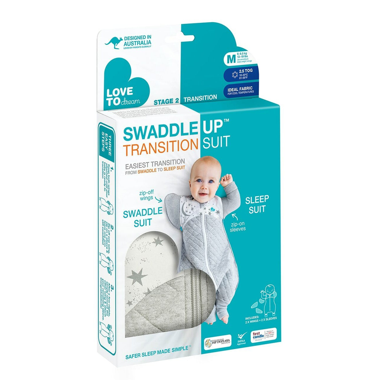 Swaddle Up Transition Suit Warm Adaptive Baby Sleepwear