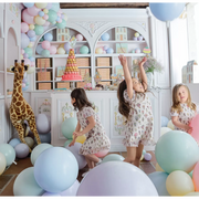 Velour Party Dress - Hot Air Balloon