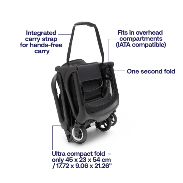 Carry on top travel pram
