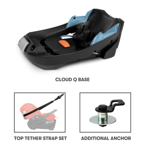 Cybex Aton Q Cybex Harness Pads Cloud Q Additional Base Top Tether