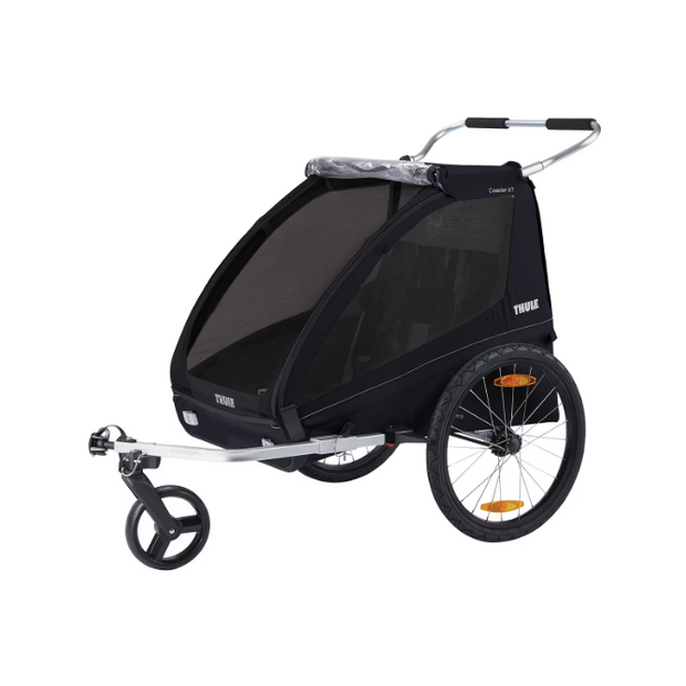 Thule Coaster XT - 2 seat bike trailer black