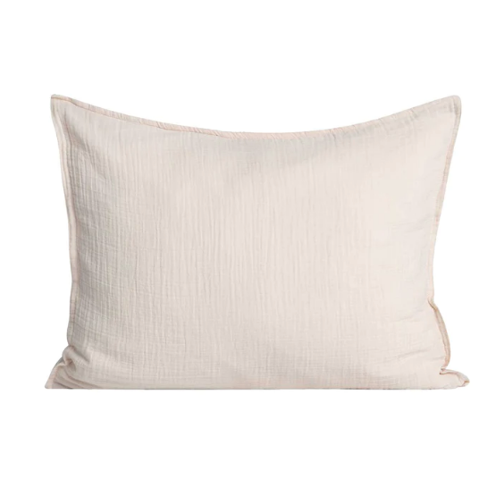 Muslin Pillowcase VARIOUS COLOURS
