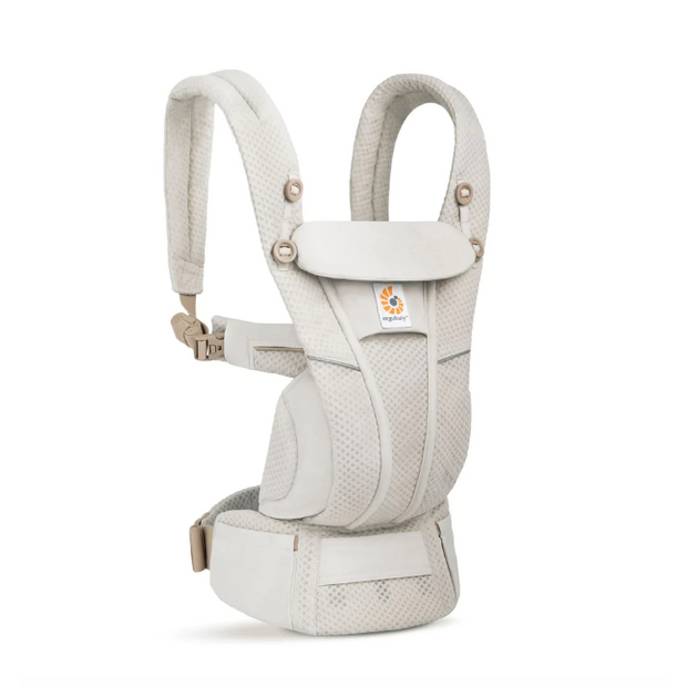 Omni Breeze Baby Carrier In Natural Beige Ergonomic Design