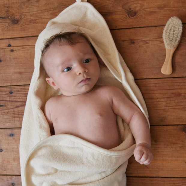 Organic cotton hooded baby towel sale