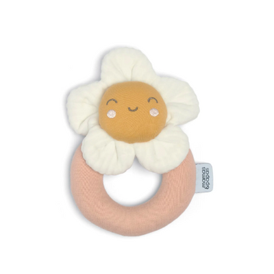 Grabber Ring Rattle Toy - Flower (Grateful Garden)