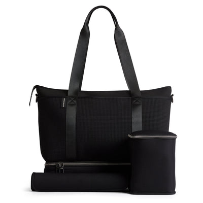 The Saturday Bag (BLACK) Neoprene Tote/Baby/Travel Bag