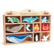 Coastal Animals Display Shelf Set