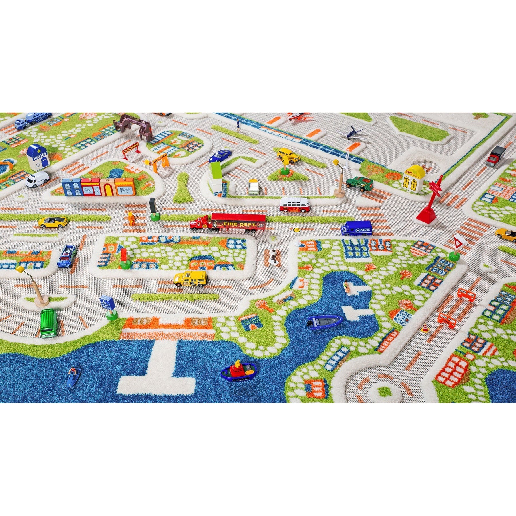 IVI Mini City Rug Extra Large - Fun Play & Decor Rug