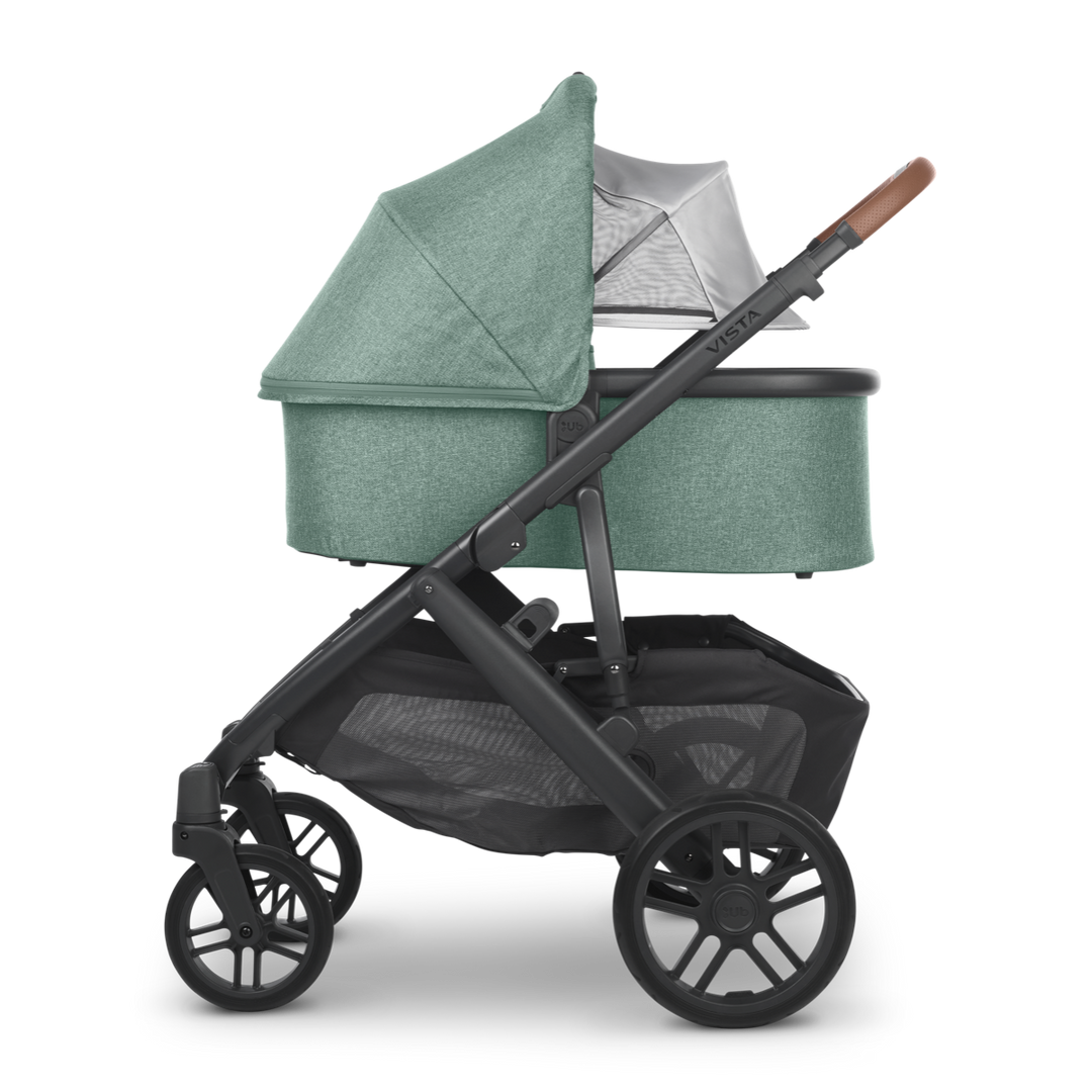 V2 Bassinet Gwen Green Melange Comfort Design