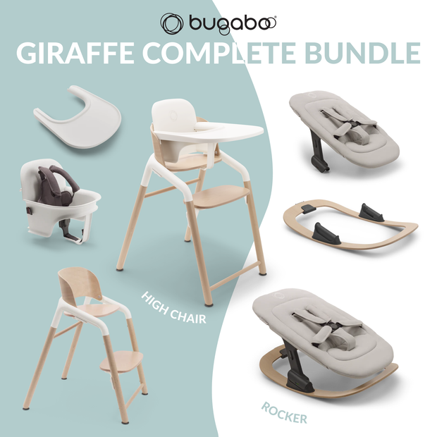 Bugaboo Giraffe Complete High Chair and Rocker Bundle