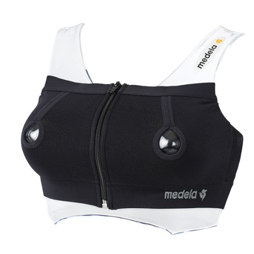 Medela 3 in 1 Nursing and Pumping Bra  Breathable, Lightweight for  Ultimate Comfort When Feeding, Electric Pumping or in-Bra Pumping, Black,  Small : : Baby