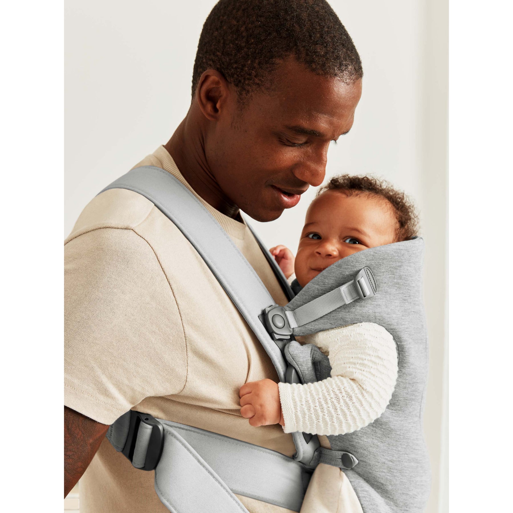 Baby Bjorn Mini 3D Baby Carrier In Light Grey Shop Now