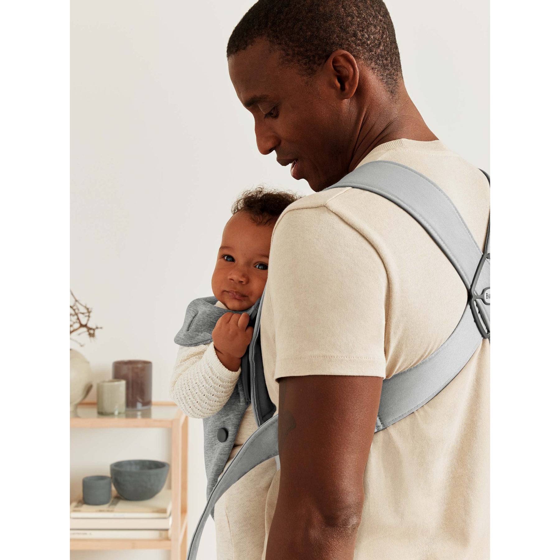 Baby Bjorn Mini 3D Baby Carrier In Light Grey Shop Now
