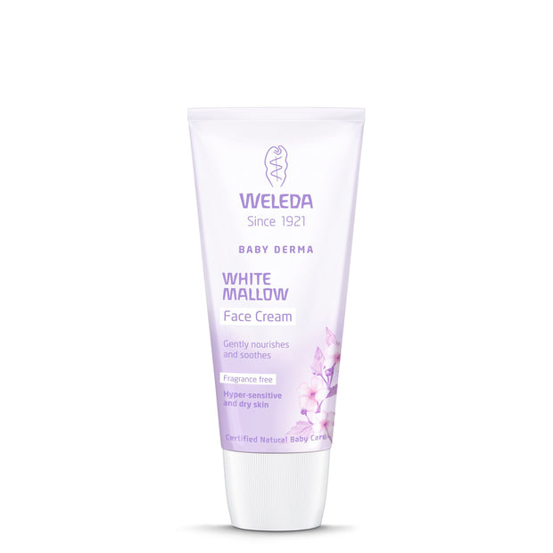 Baby Derma Facial Cream White Mallow 50ml - Hyper-Sensitive & Dry Skin Fragrance Free