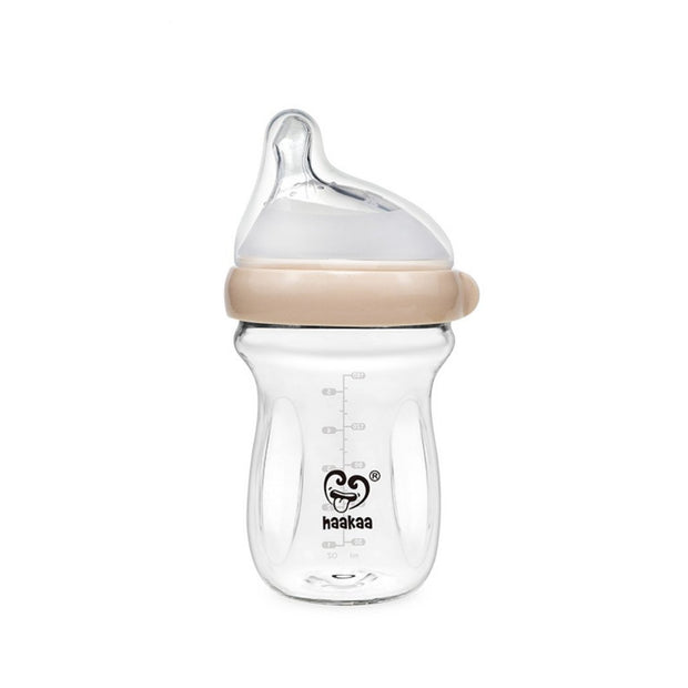 Glass Baby Bottle VARIOUS COLOURS