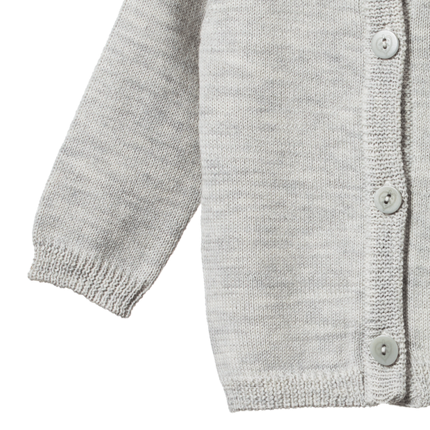 Baby grey 2025 knitted cardigan
