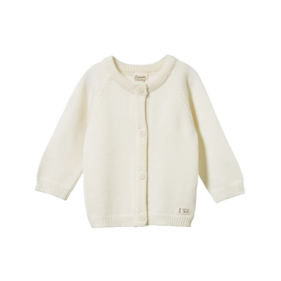 Merino Knit Cardigan - Natural